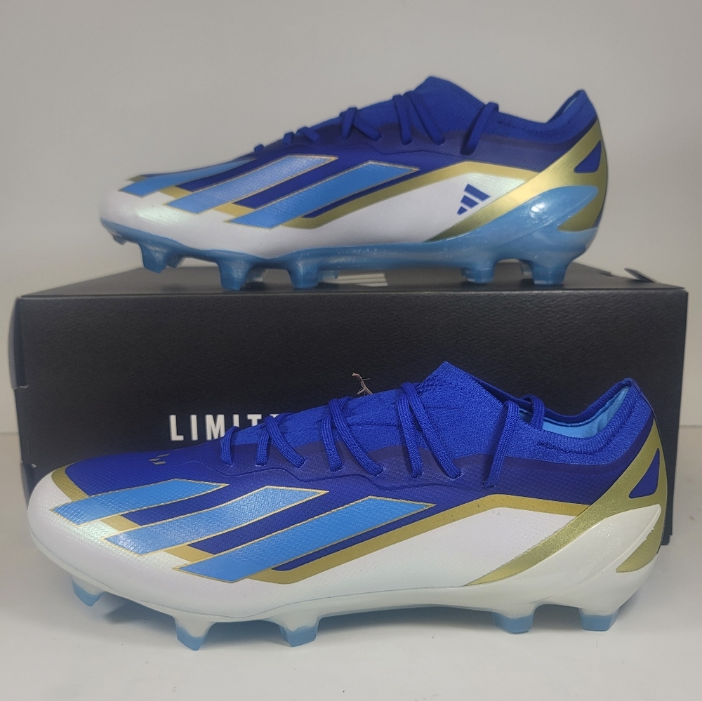 Adidas X Crazyfast Messi Elite FG Blue Burst ID0710 Men's Size Soccer Cleats new